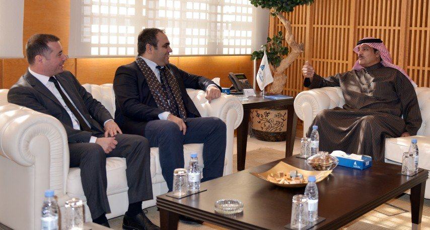العطيشان يلتقي نائب السفير التركي لدى المملكة و نائب رئيس نادي غلطة سراي