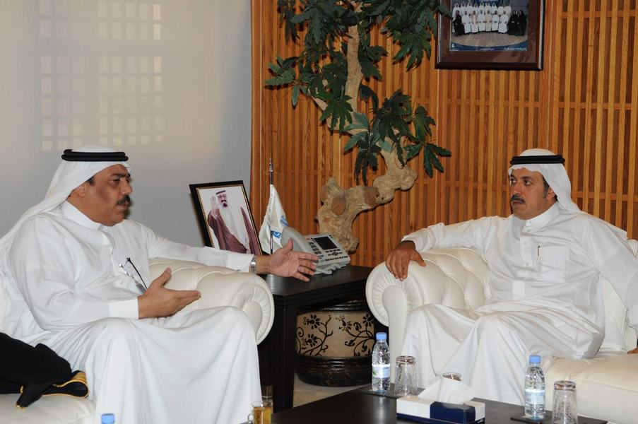 خلال لقاء الراشد بنائب رئيس سابك